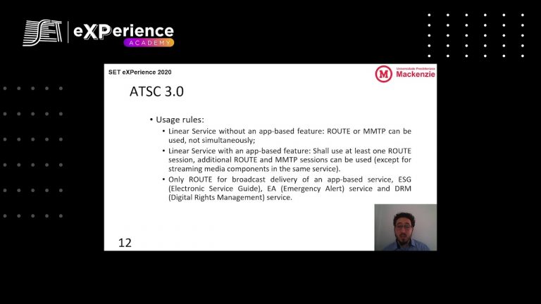 Testes práticos com MMT e ROUTE / DASH na camada de transporte do ATSC 3.0